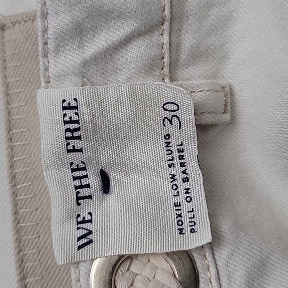 Free People Women's Moxie Drawstring Barrel-Leg Jeans - Picture 6 of 10